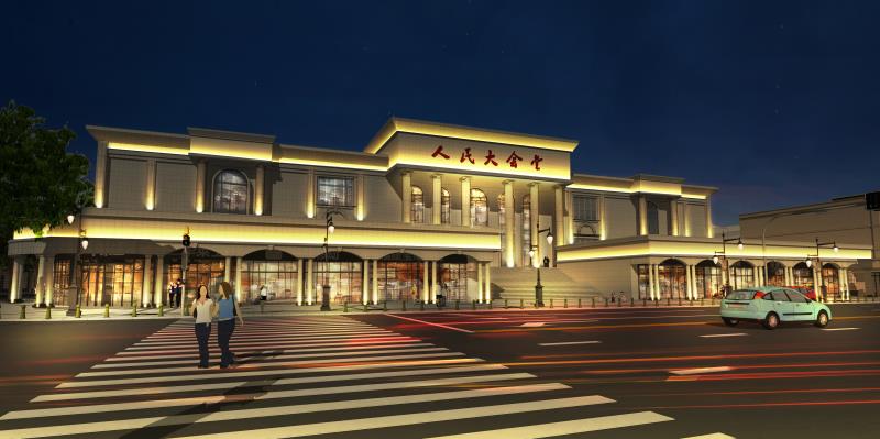 江西廬山城市提質改造的效果圖